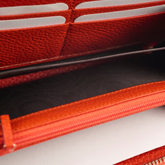 Gucci Zippy Long Wallet Orange