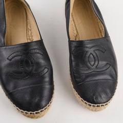 Chanel Espadrilles Black Size 38