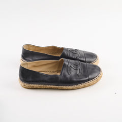 Chanel Espadrilles Black Size 38