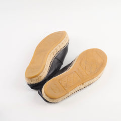 Chanel Espadrilles Black Size 38