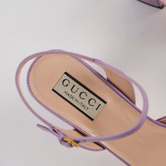 Gucci Horsebit Heels Lavender Size 37.5