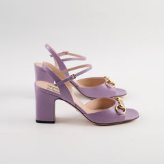 Gucci Horsebit Heels Lavender Size 37.5