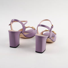 Gucci Horsebit Heels Lavender Size 37.5