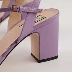 Gucci Horsebit Heels Lavender Size 37.5
