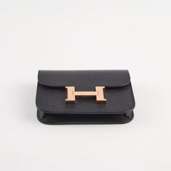 Hermes Constance Slim Epsom Black 2022