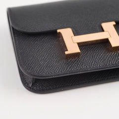 Hermes Constance Slim Epsom Black 2022