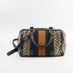 Gucci Vintage Boston Bag Black/Brown