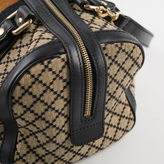 Gucci Vintage Boston Bag Black/Brown