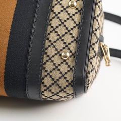 Gucci Vintage Boston Bag Black/Brown