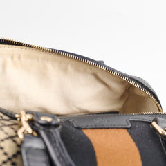 Gucci Vintage Boston Bag Black/Brown