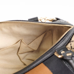 Gucci Vintage Boston Bag Black/Brown