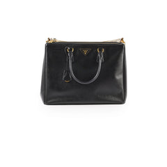 Prada Large Galleria Tote Saffiano Leather Black