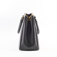 Prada Large Galleria Tote Saffiano Leather Black