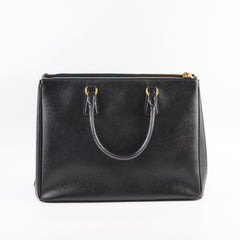 Prada Large Galleria Tote Saffiano Leather Black