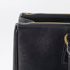 Prada Large Galleria Tote Saffiano Leather Black