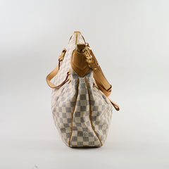 Louis Vuitton Evora Damier Azur Shoulder Bag