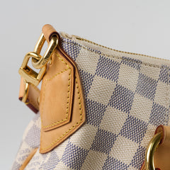 Louis Vuitton Evora Damier Azur Shoulder Bag
