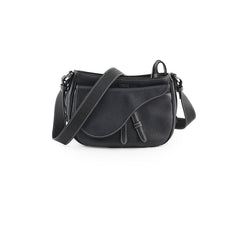 Christian Dior Men's Saddle Messenger Bag Black