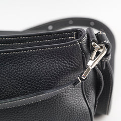 Christian Dior Men's Saddle Messenger Bag Black