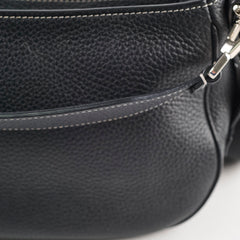 Christian Dior Men's Saddle Messenger Bag Black