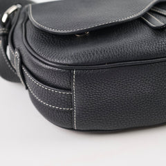 Christian Dior Men's Saddle Messenger Bag Black