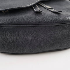 Christian Dior Men's Saddle Messenger Bag Black