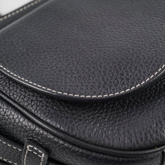 Christian Dior Men's Saddle Messenger Bag Black