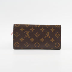 Louis Vuitton Emilie Wallet Monogram Rose Ballerine