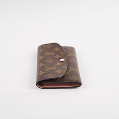 Louis Vuitton Emilie Wallet Monogram Rose Ballerine