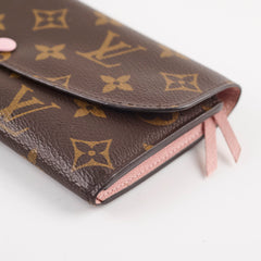 Louis Vuitton Emilie Wallet Monogram Rose Ballerine