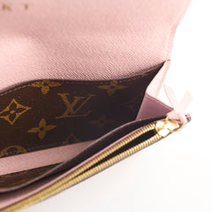 Louis Vuitton Emilie Wallet Monogram Rose Ballerine