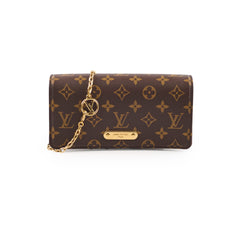Louis Vuitton Wallet On Chain Lily Monogram