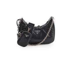 Prada Re-edition 2005 Padded Leather Black Bag