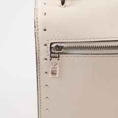 Louis Vuitton My Lockme Studded Bag White Microchip