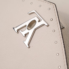Louis Vuitton My Lockme Studded Bag White Microchip