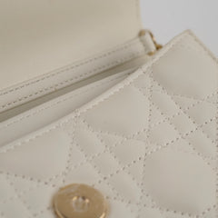 Dior My Dior Top Handle Bag Latte