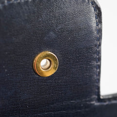 Celine Vintage Navy Horse and Carriage Shoulder Bag