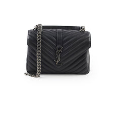 Saint Laurent Medium College Bag Black