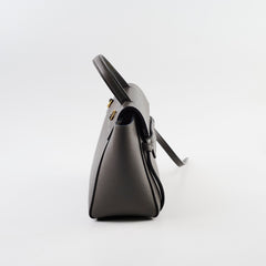 Celine Nano Belt Bag Grained Leather Grey