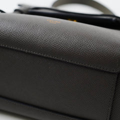 Celine Nano Belt Bag Grained Leather Grey