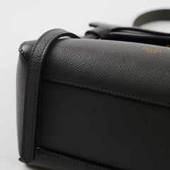 Celine Nano Belt Bag Grained Leather Grey