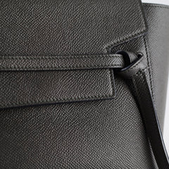 Celine Nano Belt Bag Grained Leather Grey