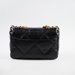 Chanel 19 Small Black Goatskin 2019