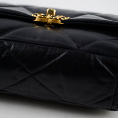 Chanel 19 Small Black Goatskin 2019