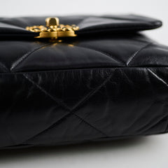 Chanel 19 Small Black Goatskin 2019
