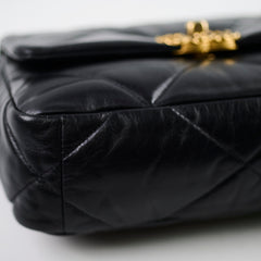 Chanel 19 Small Black Goatskin 2019