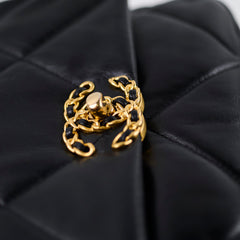 Chanel 19 Small Black Goatskin 2019