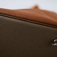 Hermes Picotin 22 Gold/Etoupe/Nata Clemence 2021