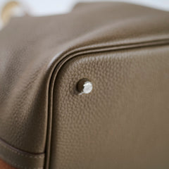 Hermes Picotin 22 Gold/Etoupe/Nata Clemence 2021