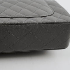 Chanel Small Classic Flap Caviar 22B Grey (Microchipped)